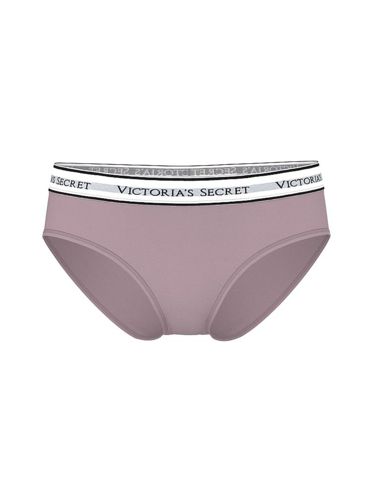 victoria's secret intimates Victoria's Secret Cotton Logo Cotton Hiphugger Panty Mauve-picture-39