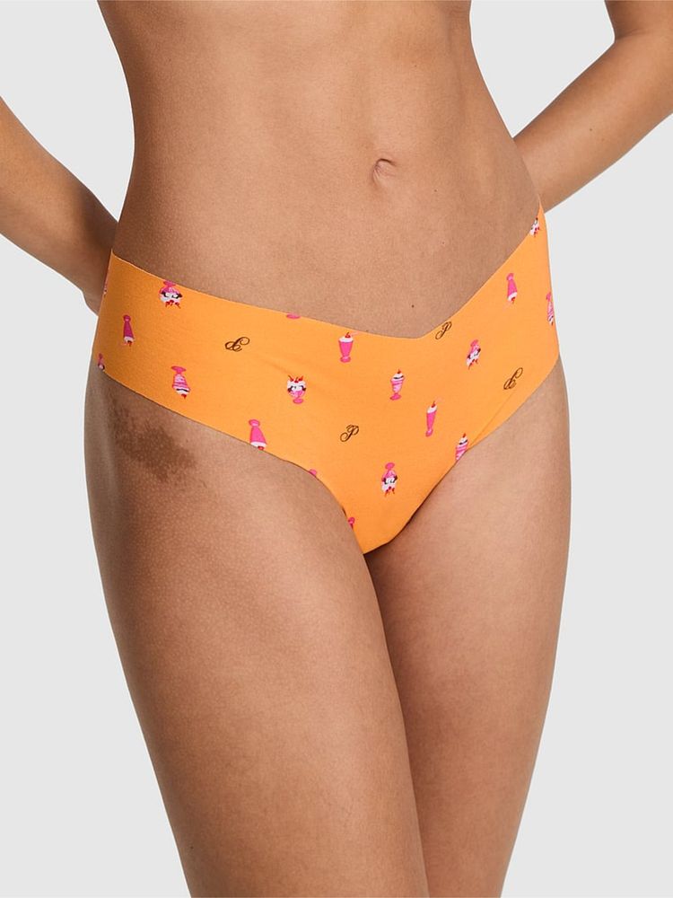 Victoria's Secret Pink No-Show Thong Panty Yellow-image-25