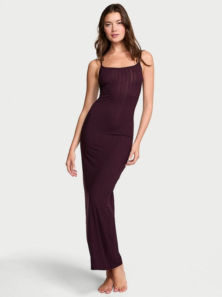 victoria's secret intimates Victoria's Secret Ultra-Fine Modal Maxi Slip Dress Purple-picture-19
