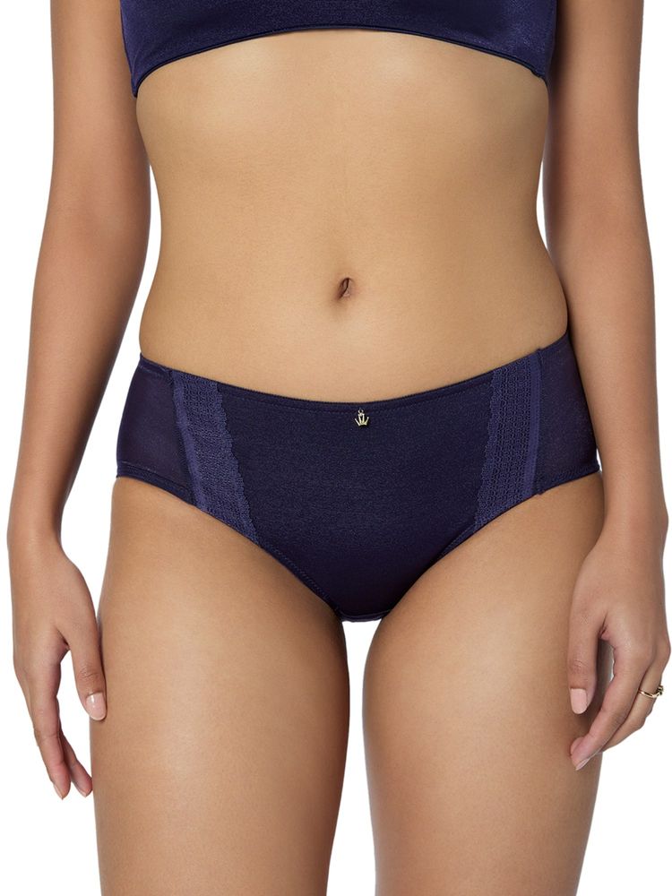 Triumph Elegant Shimmer Medium Coverage Hipster Brief Blue-picture-41