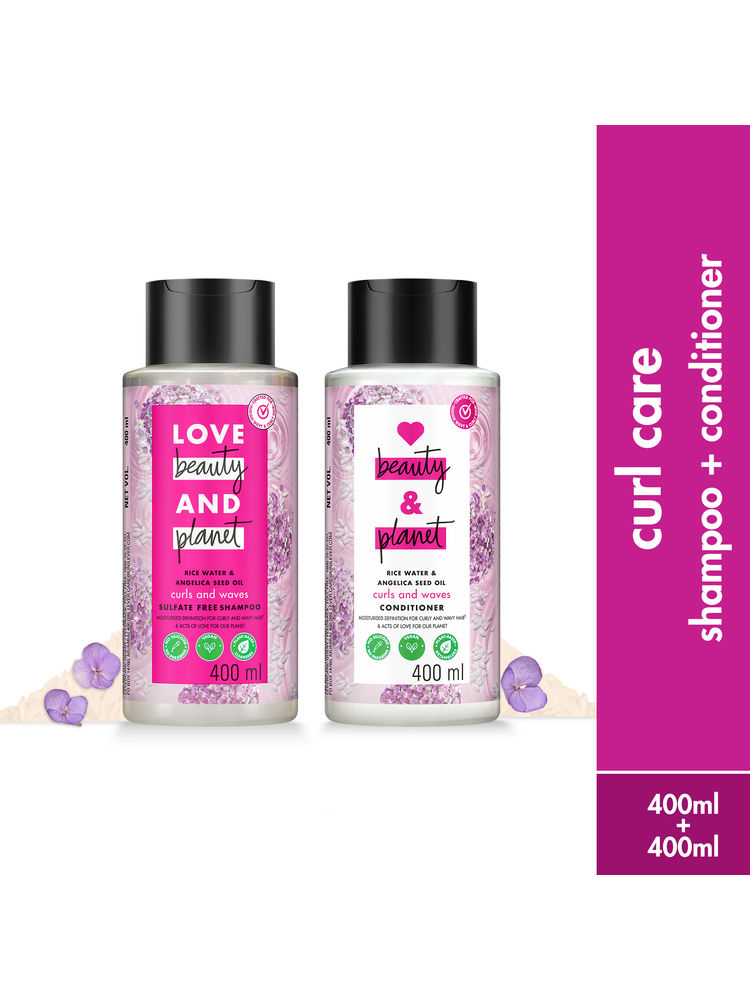 Love Beauty & Planet Rice Water & Angelica Curl Care Combo-picture-15