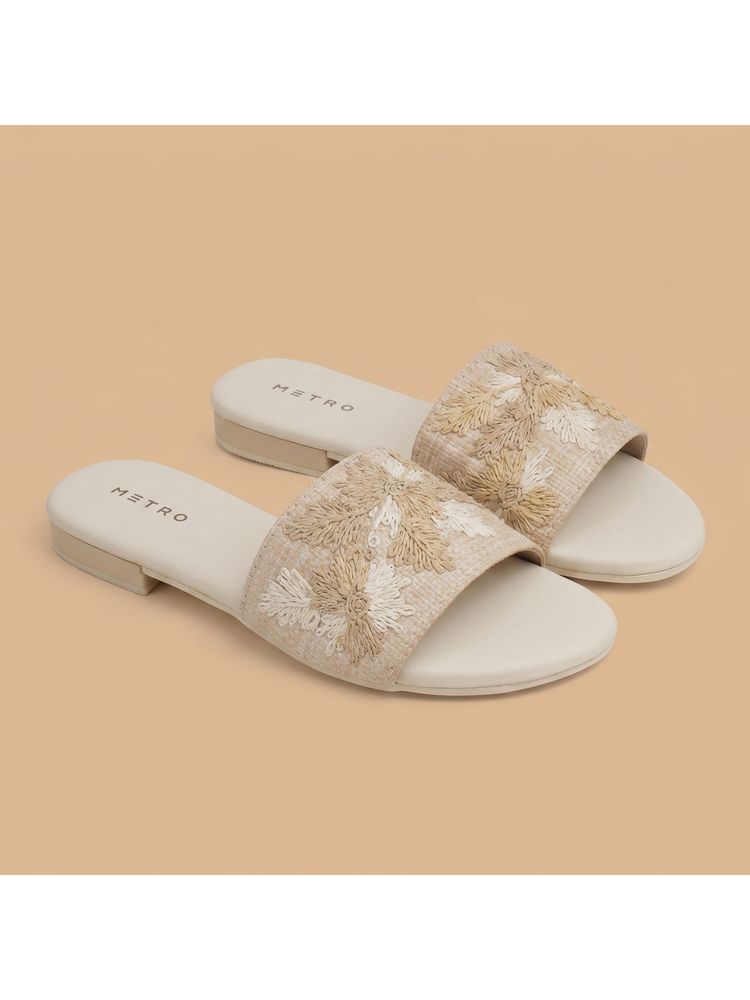 Metro Women Beige Flats-picture-14