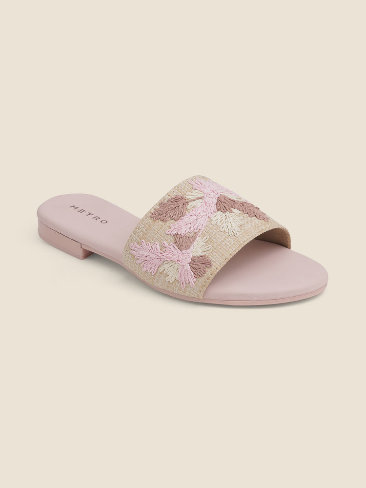 Metro Women Pink Flats-image-23