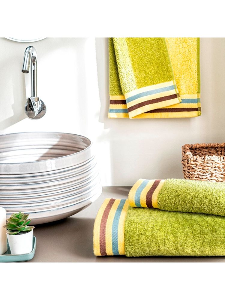 DDecor Live Beautiful, Pack of 2 Hand Towel, GSM - 500, Colour - Multi (2)