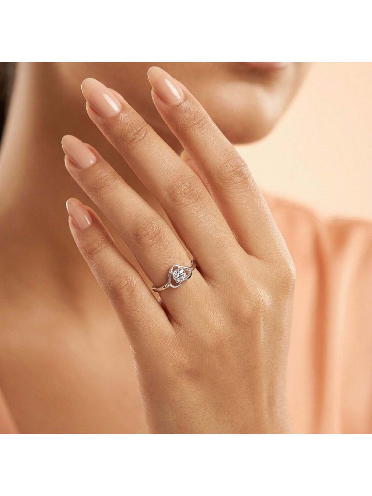 925 SILLER 925 Pure Silver Solitaire Rhodium Plated Zircon Ring (7)-image-25