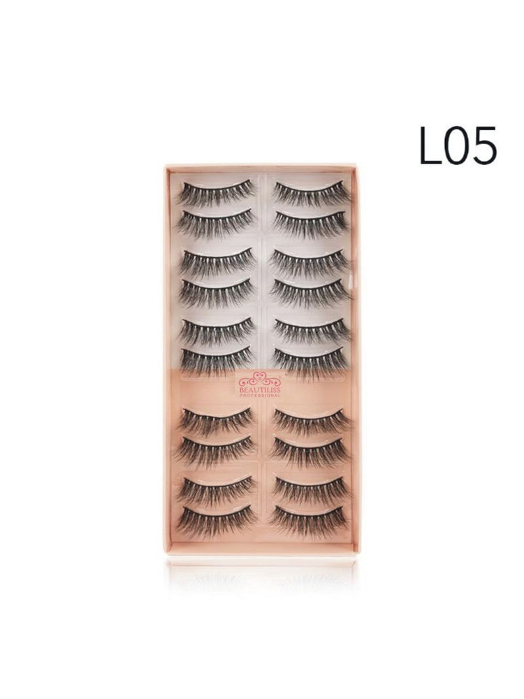 Beautiliss Eyelash Set 3D False Long And Natural Eye Makeup - L05-picture-23