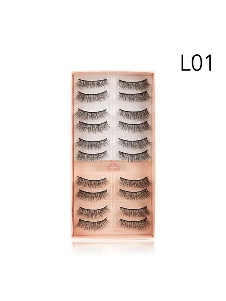 Beautiliss Eyelash Set 3D False Long And Natural Eye Makeup - L01-picture-16