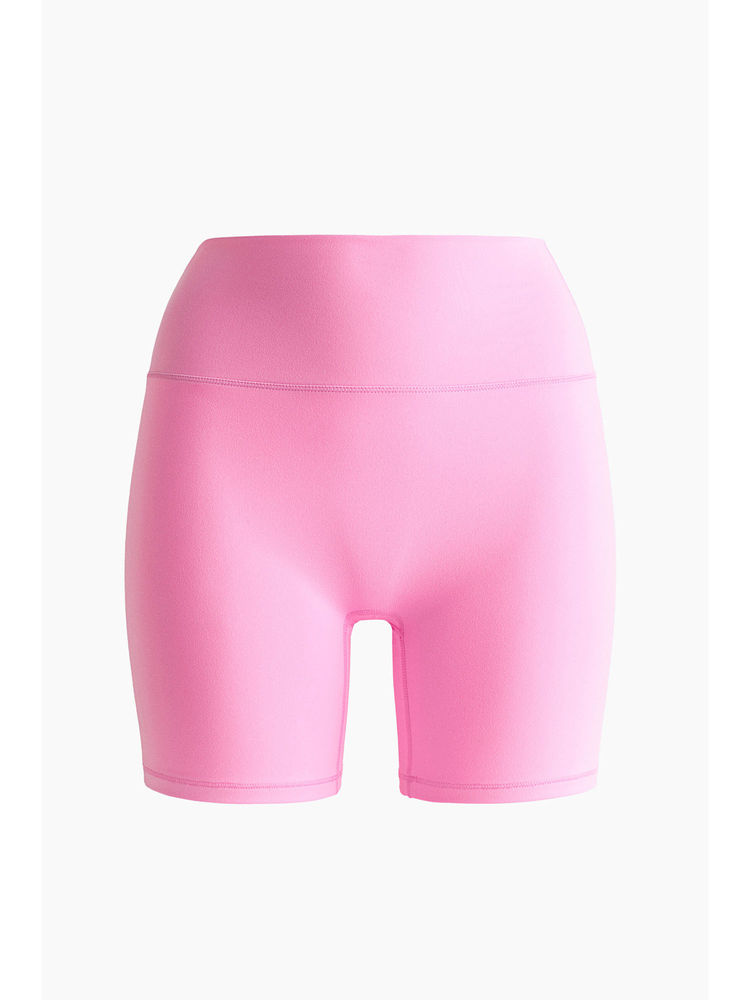 H&M Women Pink Sports Cycling Shorts With Softmove-picture-12