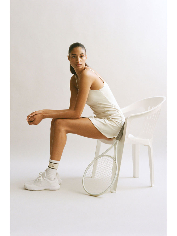 H&M Women White Tennis Dress With Softmove-picture-17