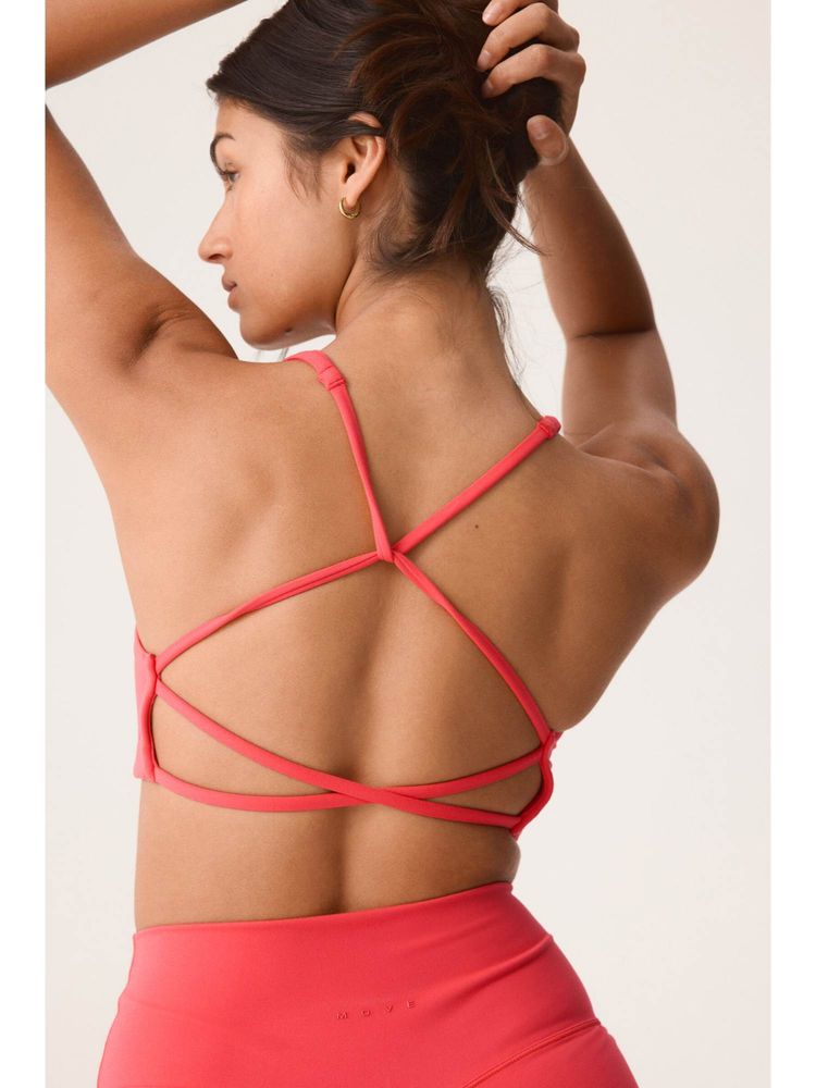 H&M Women Red Sports Bra With Softmove-picture-12