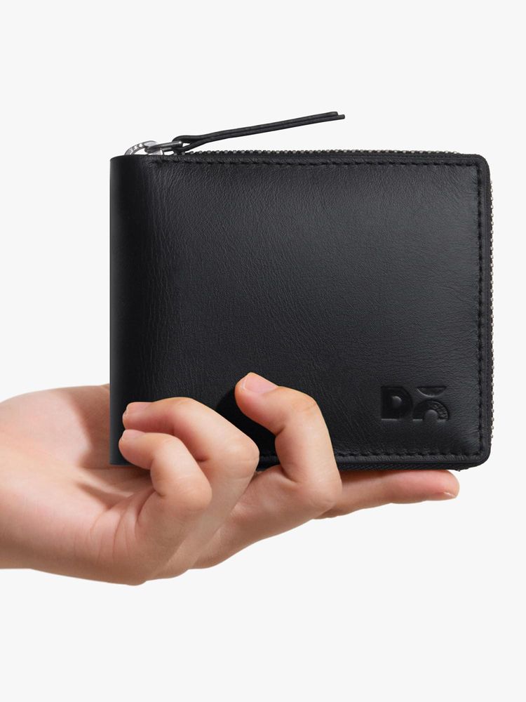 DailyObjects Black Genuine Leather Womens Zip Wallet (M)-picture-13
