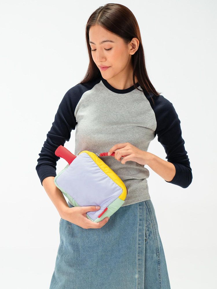 DailyObjects Multi-Color Puff Pouch (M)-picture-21