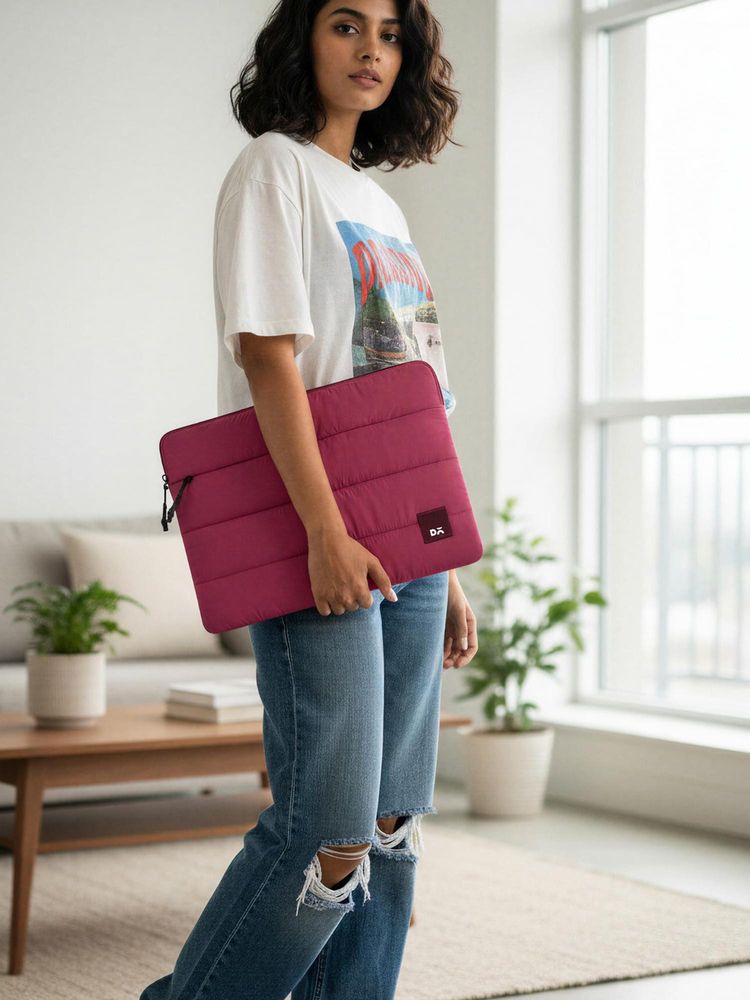 DailyObjects Cardinal Love Stria Laptop Sleeve Bag-image-47