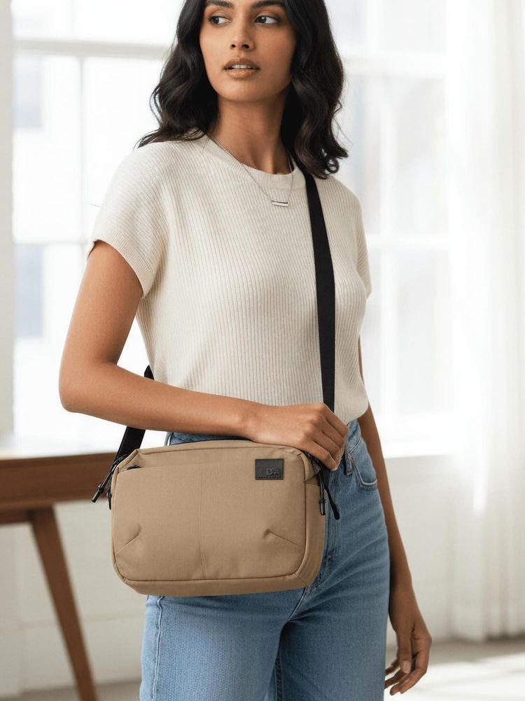 DailyObjects Sand Pivot Crossbody Sling Bag (M)-image-31