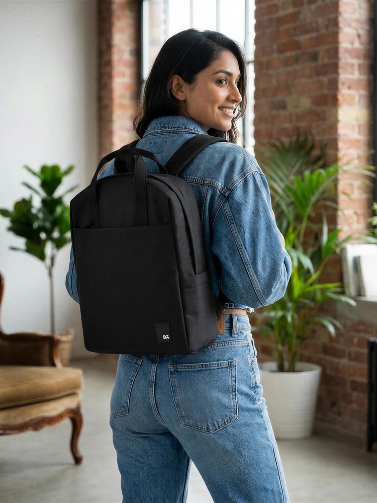 DailyObjects Space Black Field Backpack (M)-image-16
