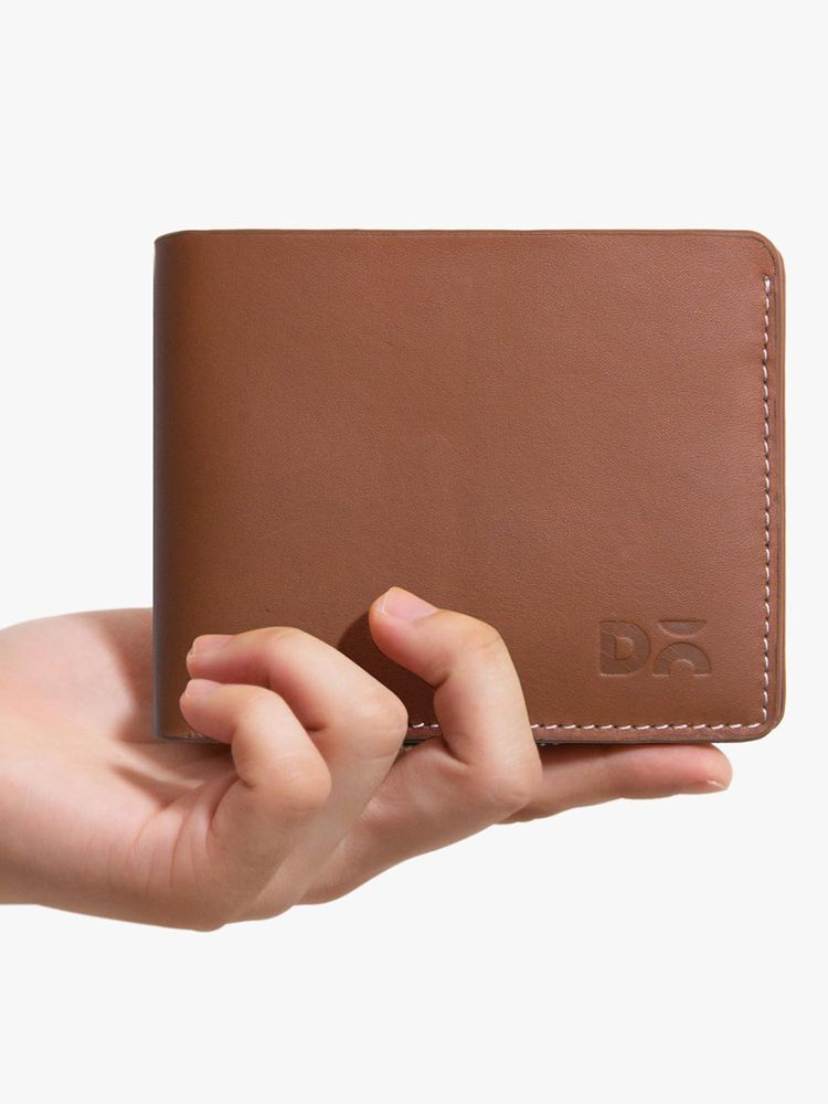 DailyObjects Tan Half Genuine Leather Mens Wallet (M)-picture-20