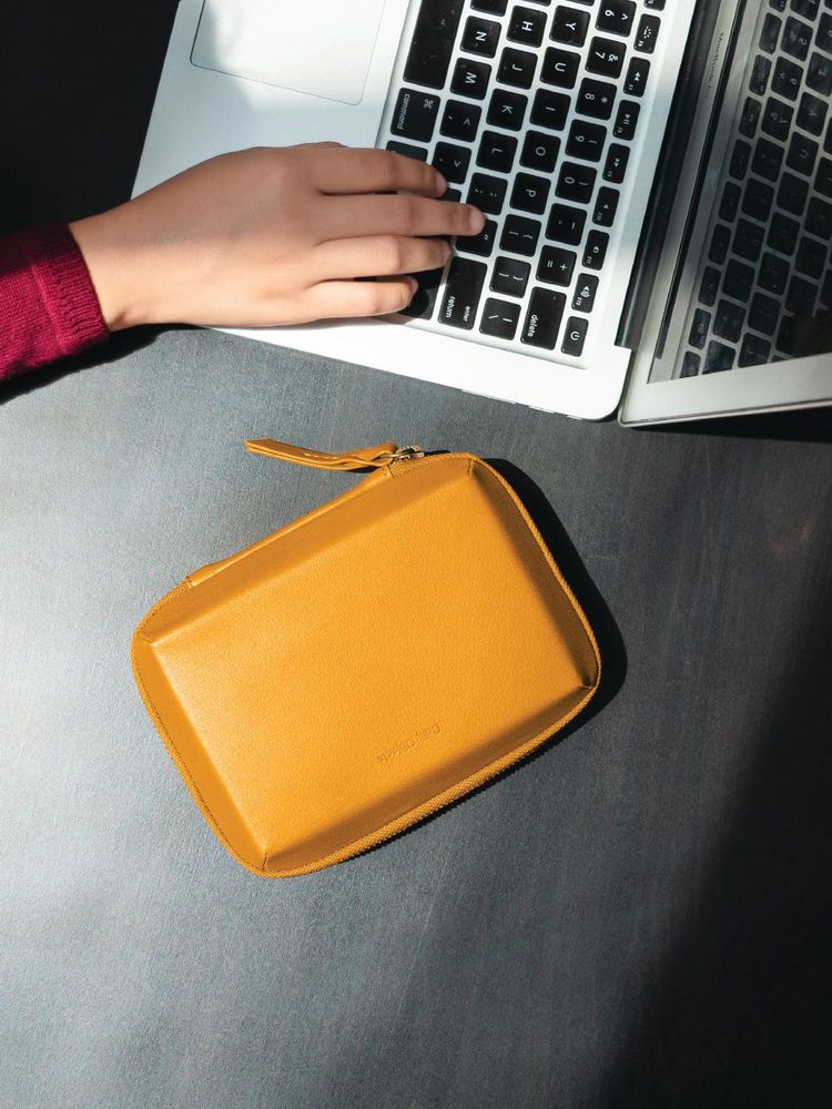 DailyObjects Yellow Marshal Mini Tech Kit Organiser Pouch (M)-picture-14