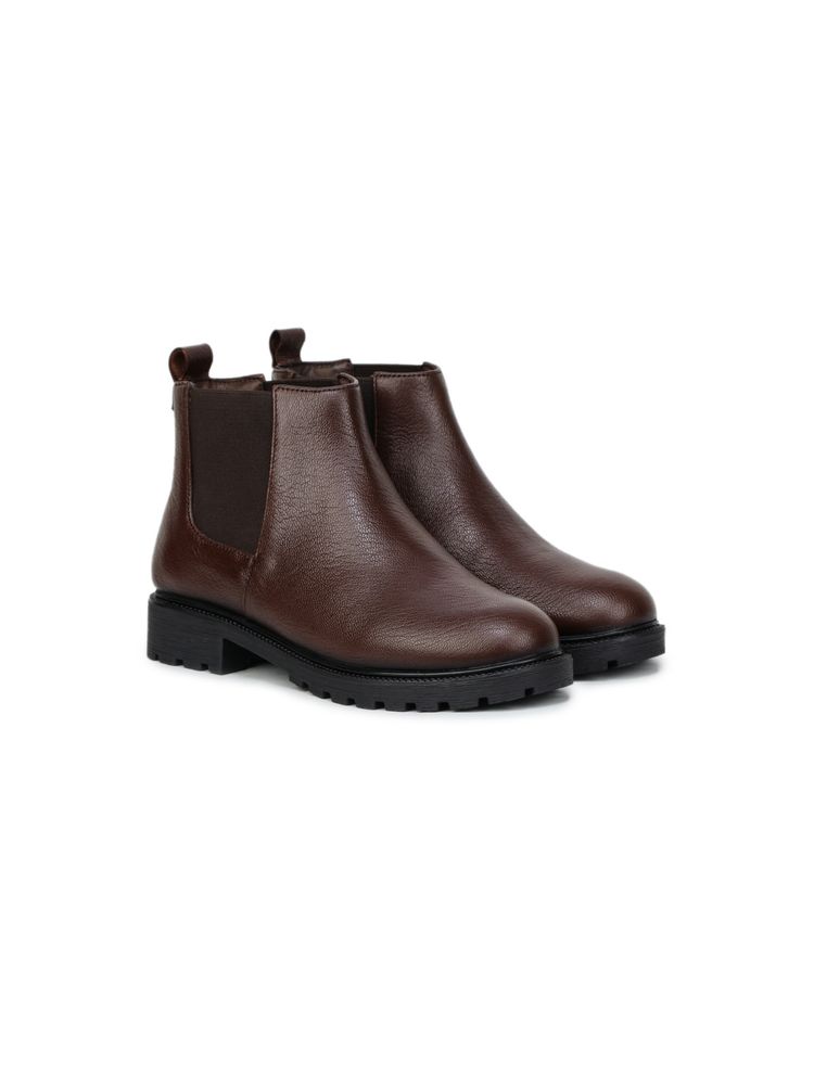 Zoom Shoes Women Brown Leather Chelsea-image-39