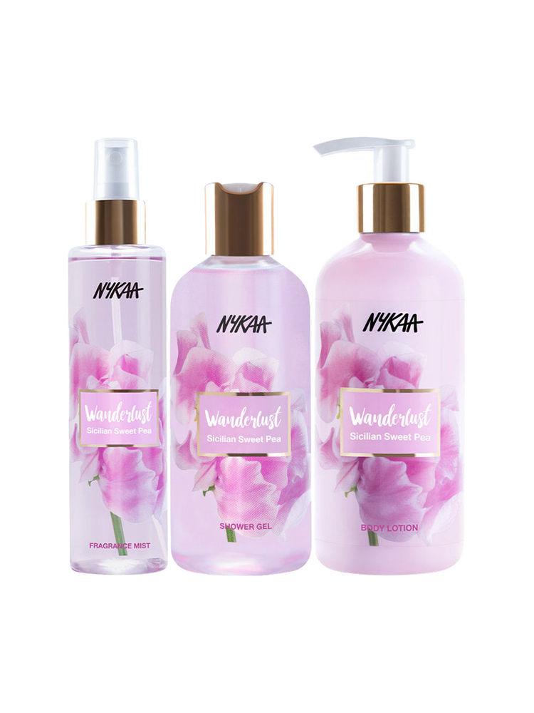 Nykaa Naturals Sicilian Wanderlust Mini Gift Set 3 pieces