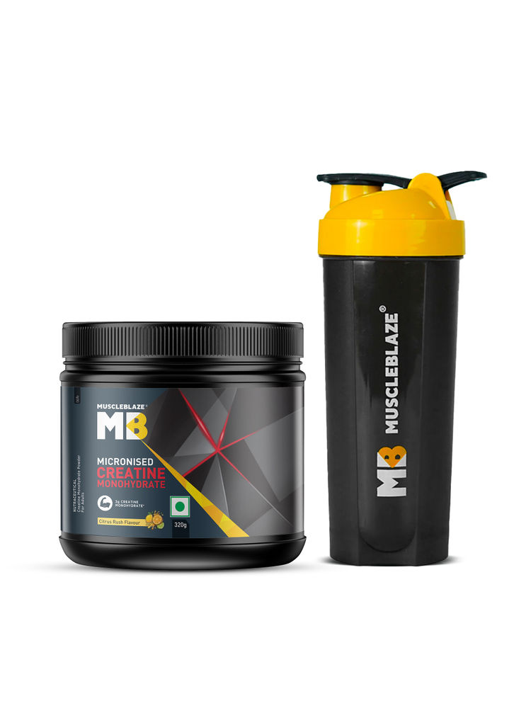 MuscleBlaze Micronized Creatine Monohydrate Powder - Citrus Rush With Shaker-picture-25