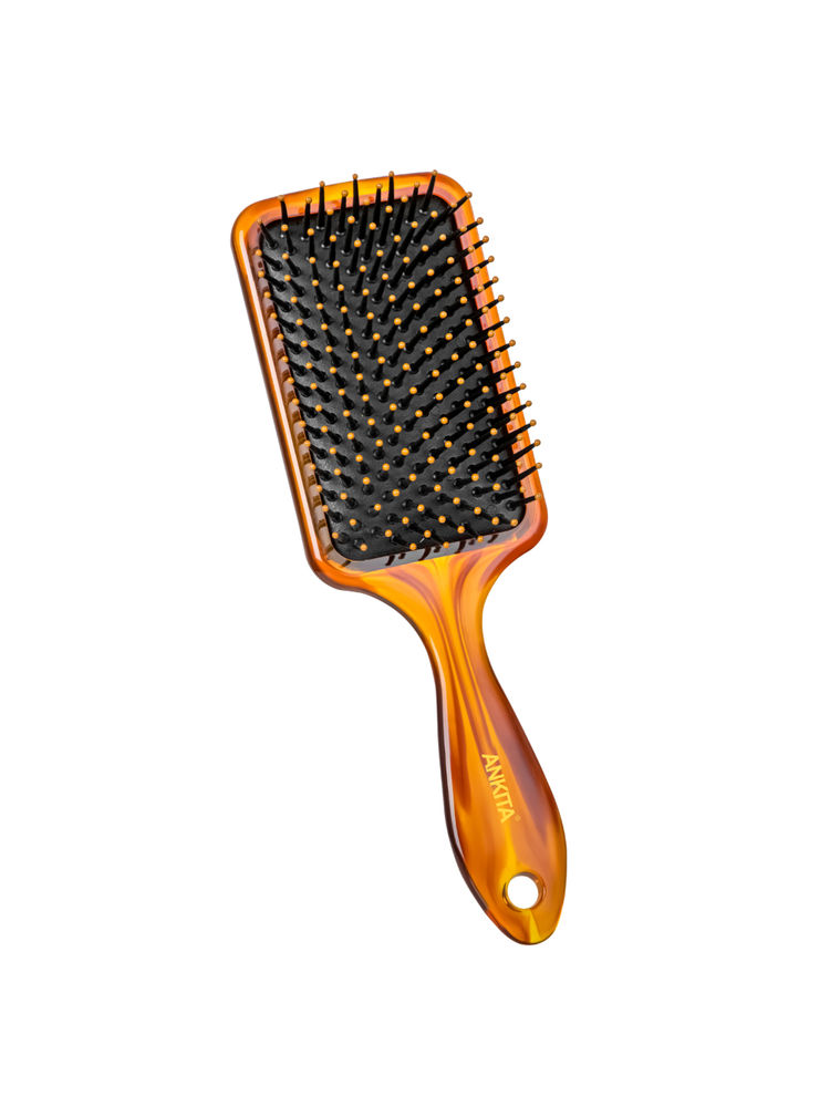 Ankita Flat Mini Paddle Hair Brush, Shell Color - 144 S-image-48