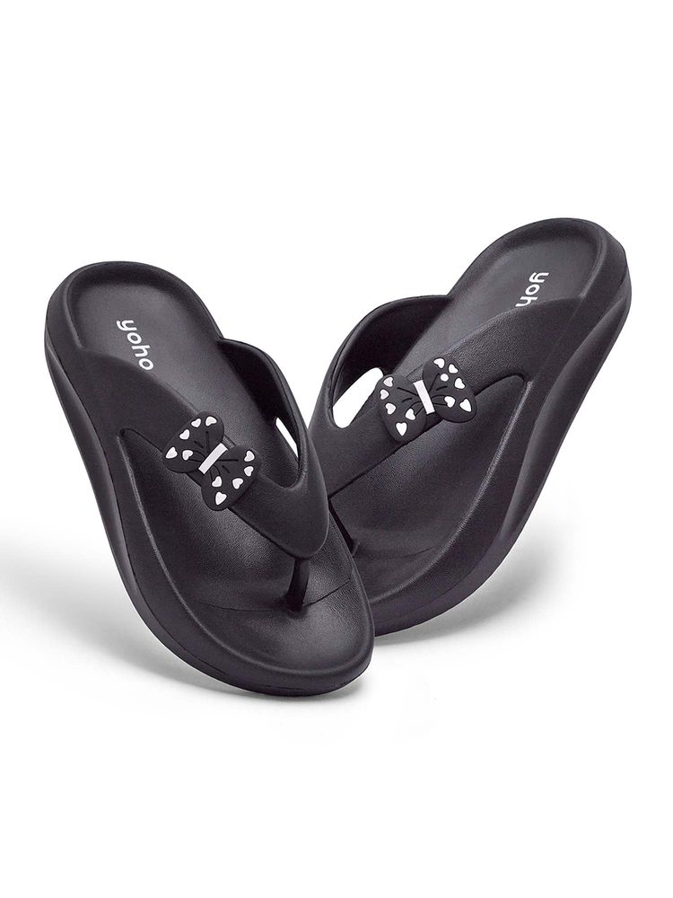Yoho Women Knotty Black Sandals-picture-16