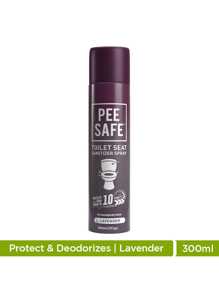 Pee Safe Toilet Seat Sanitizer Spray Lavender