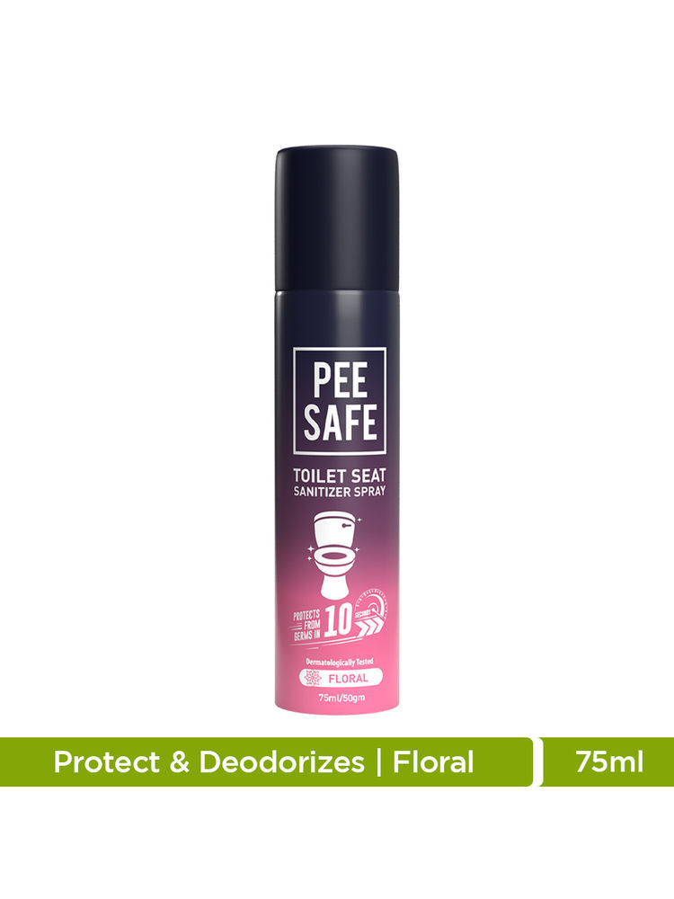 Pee Safe Toilet Seat Sanitizer Spray Floral