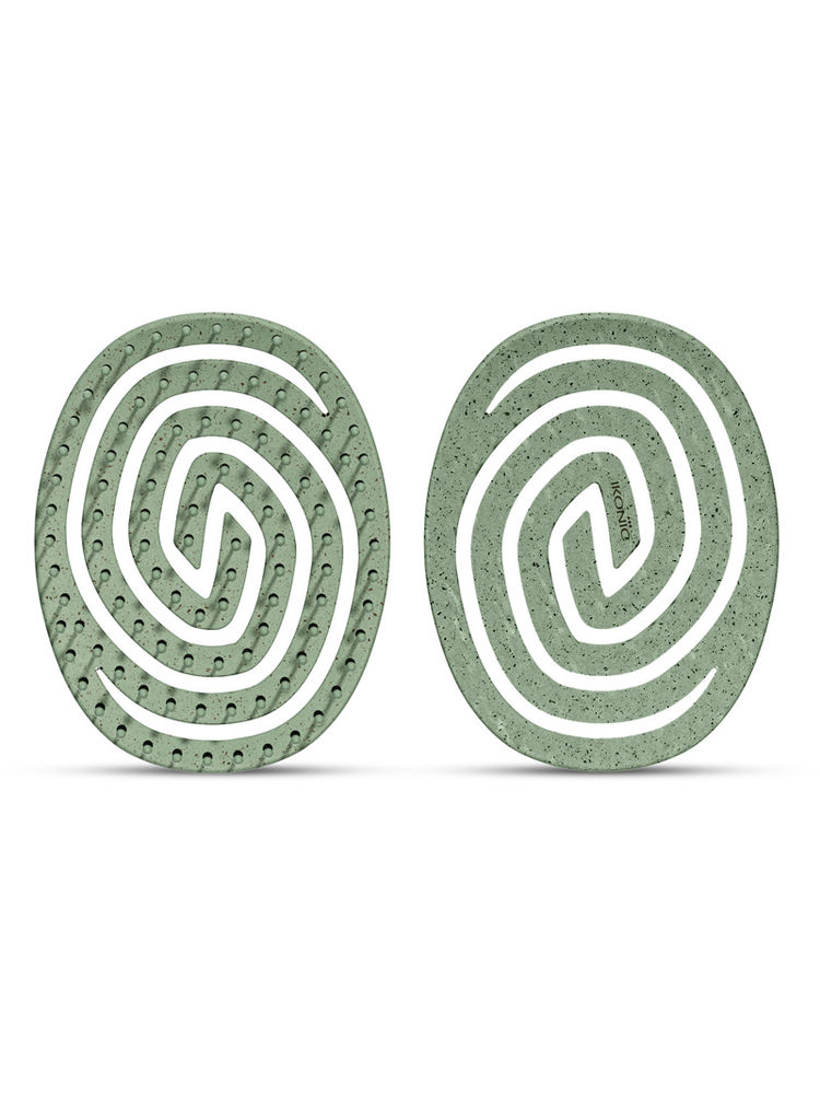 Ikonic Me Eco Spiral Travel Brush IKM- 2109 - Jade Green-picture-10