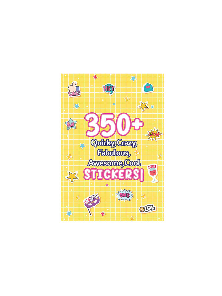 Doodle Collection A5 10 Pages Book With 350+ Fun, Quirky And Colourful Quirky Stickers