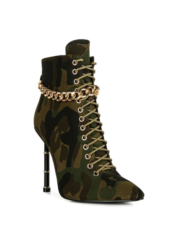 London Rag Printed Olive Casual Boots-picture-25