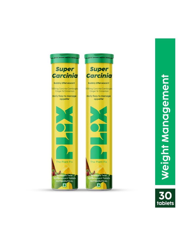 PLIX Garcinia Cambogia Effervescent Tablets Advanced Weight Loss Drink with Ginger and Cinnamon-picture-18