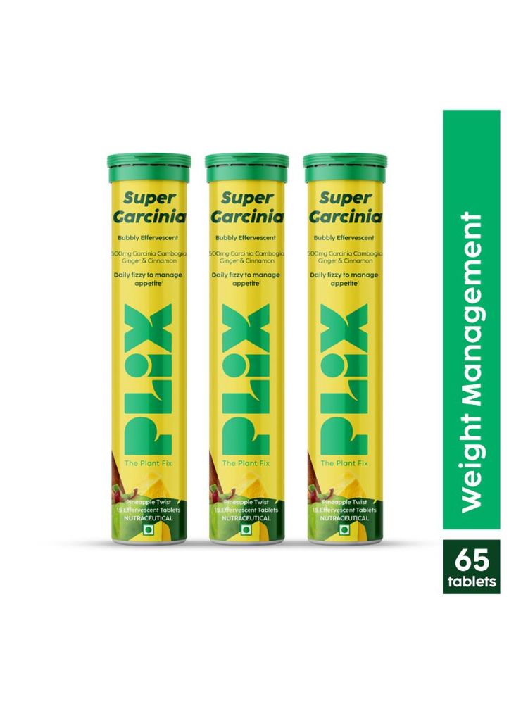 PLIX Garcinia Cambogia Effervescent Tablets Advanced Weight Loss Drink with Ginger and Cinnamon-picture-11