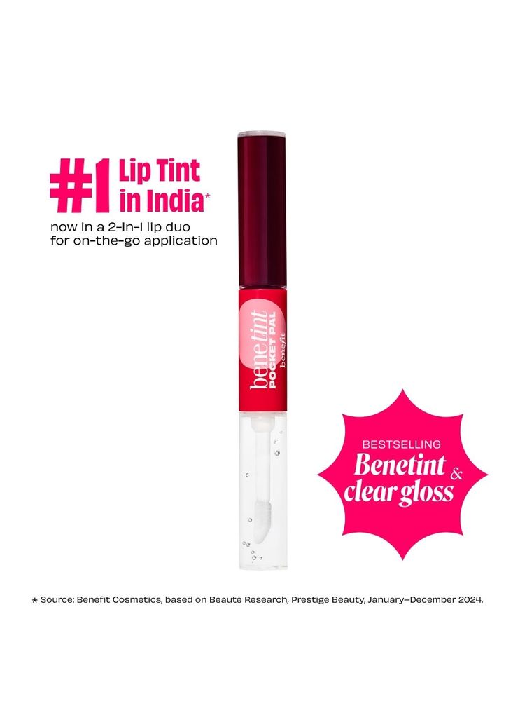 Benefit Cosmetics Benetint Pocket Pal Dual-Sided Lip Tint & Clear Gloss-picture-13