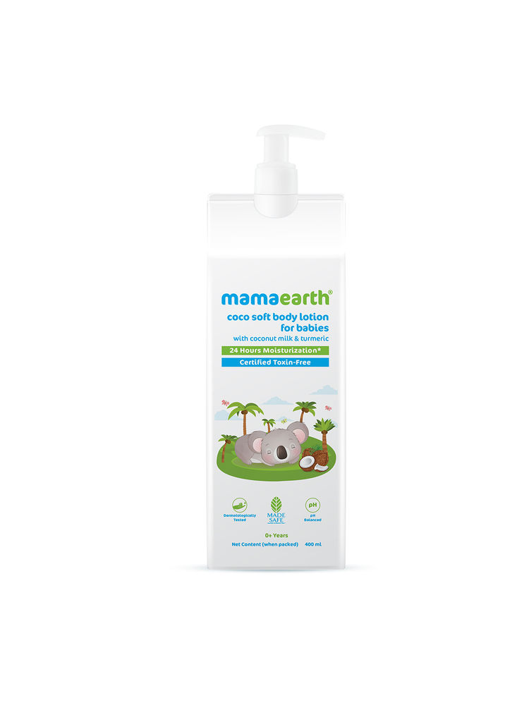 Mamaearth Coco Soft Body Lotion With Coconut Milk & Turmeric For Babies