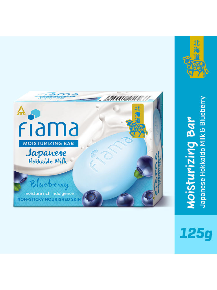 Fiama Japanese Hokkaido Milk & Blueberry Moisturizing Soap Bar-picture-23