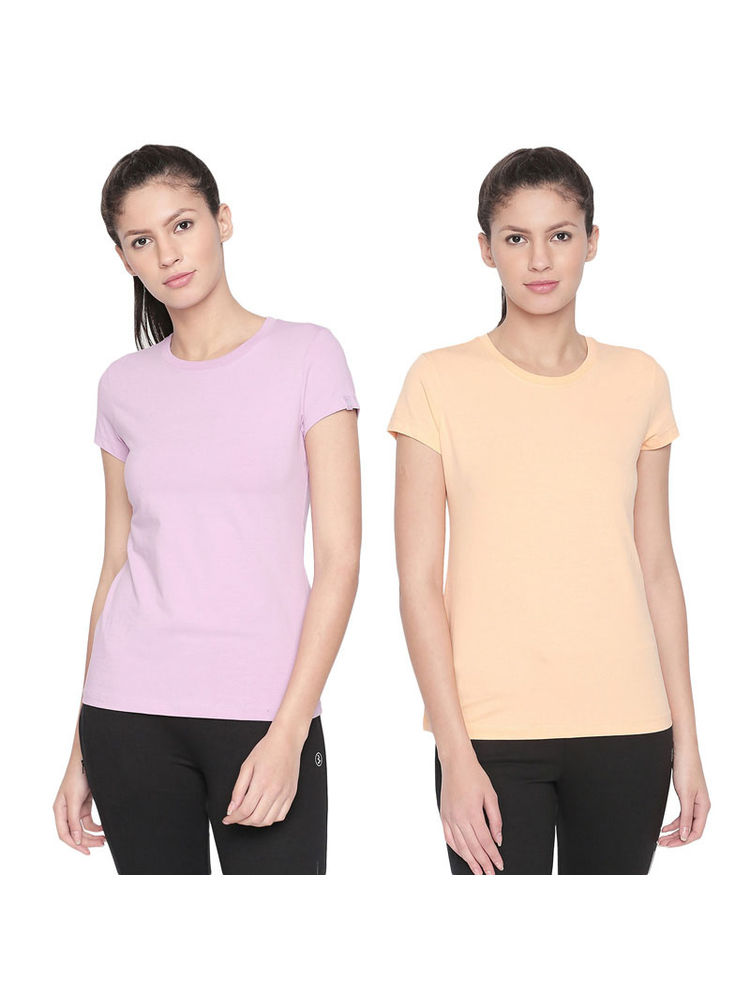 Bodycare Bodyactive Pack Of 2 Women'S Tshirt - Multi-Color-picture-35