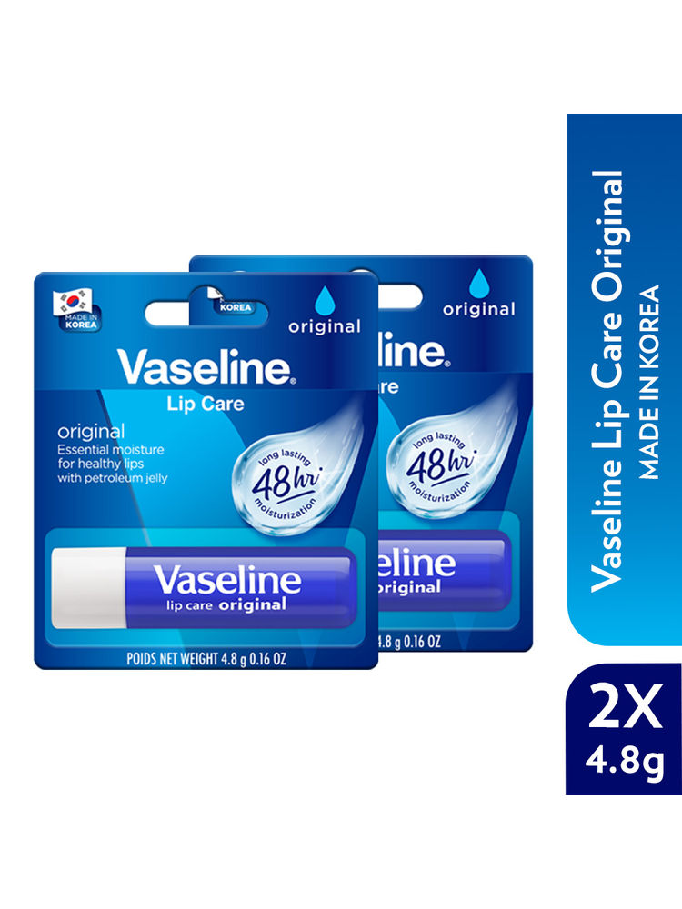 Vaseline Lip Care Original Lip Balm Stick - Pack Of 2-picture-40