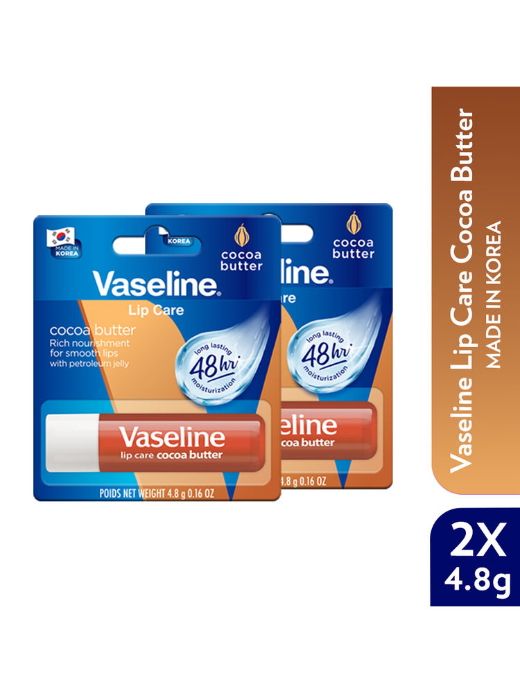 Vaseline Lip Care Cocoa Butter Lip Balm Stick - Pack Of 2-picture-36