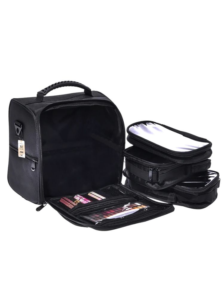 NFI Essentials Large Makeup Case Professional Beauty Vanity Travel Brush-image-28