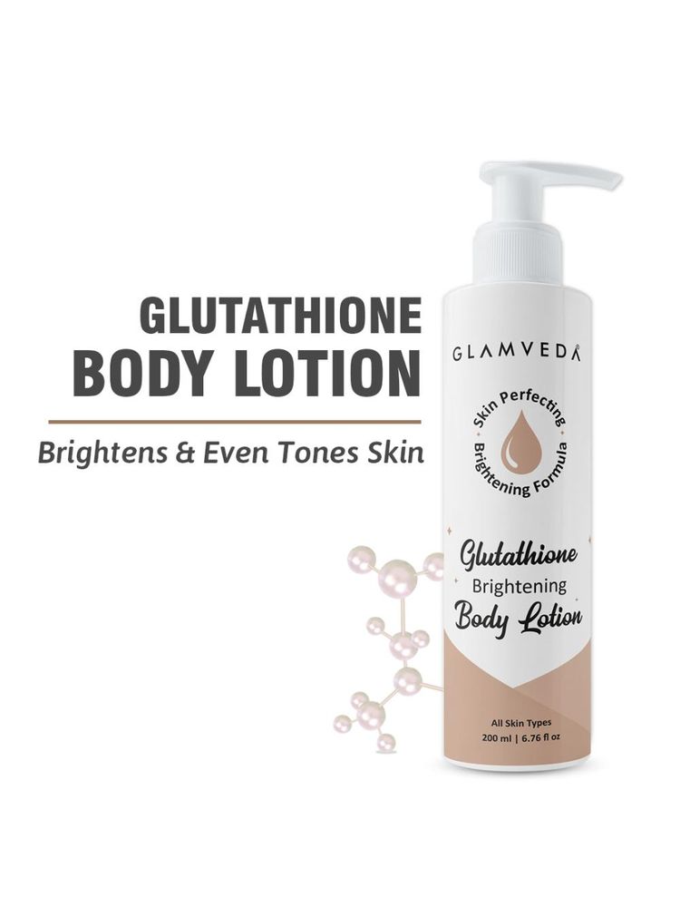 Glamveda Glutathione Body Lotion Skin Brightening, Spot Fading And Deep Moisturizing Daily Formula-image-2