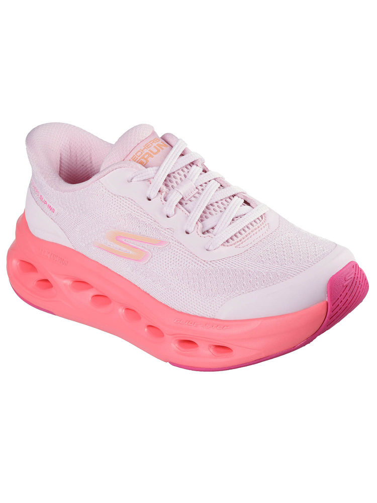 SKECHERS Women MAX CUSHIONING GLIDE-STEP - H Pink Running Shoes-picture-36