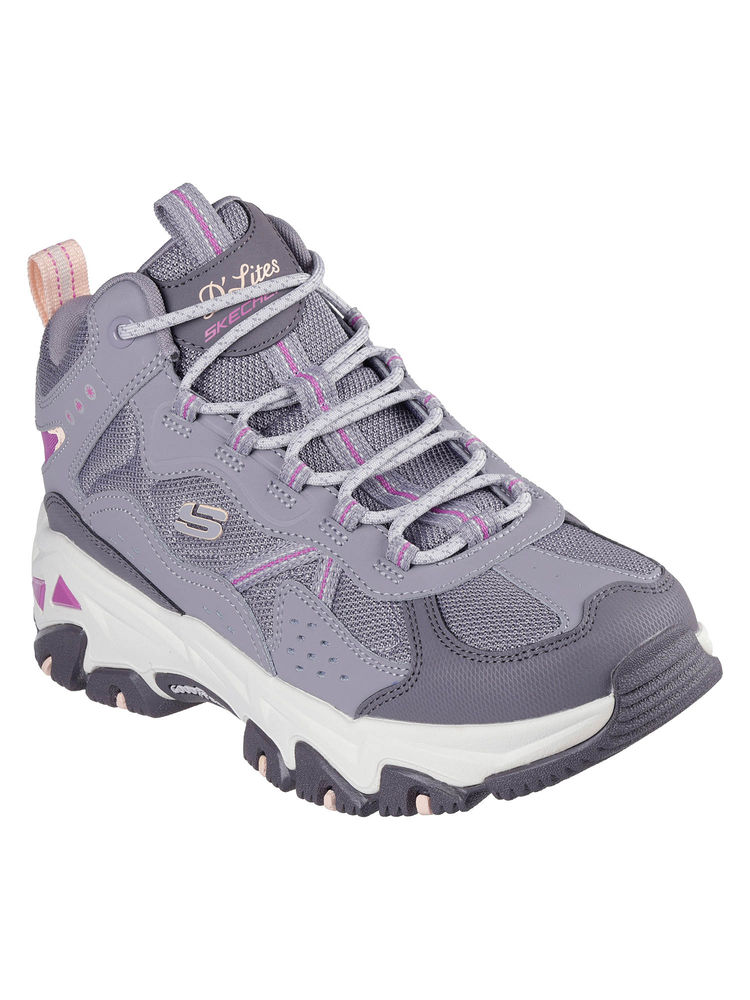 SKECHERS Women D'LITES HIKER - ROSCRAN Grey Casual Sneakers-picture-25