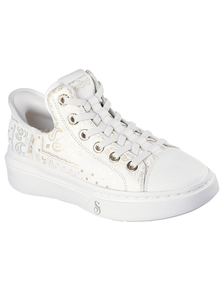 SKECHERS Women SNOOP ONE-DOUBLE G White Casual Sneakers-picture-10