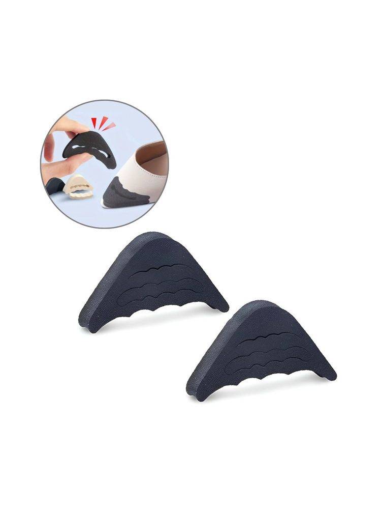 Matra Shoe Fillers 1 Pair Triangular Toe Liner Cushions Shoe Bite Protector Pad Foam Inserts-image-26
