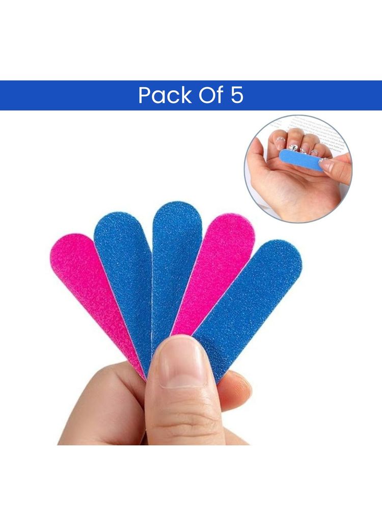 Matra Mini Nail Filer Colourful Double Sided Emery Boards For Manicure & Pedicure-image-5