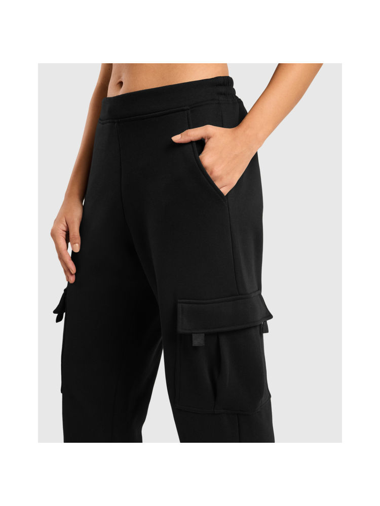 Musclemind Black Cloud Ease Cargo Pants-image-2
