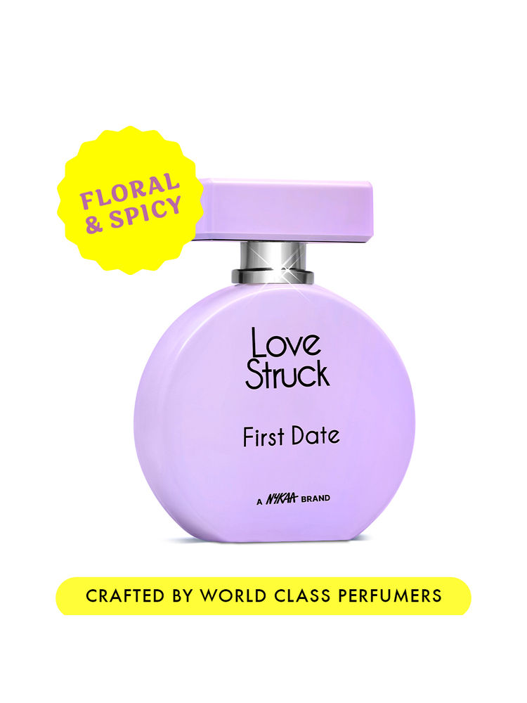 Nykaa Love Struck First Date Spicy Floral Perfume With Orange Blossom & Musk For Women