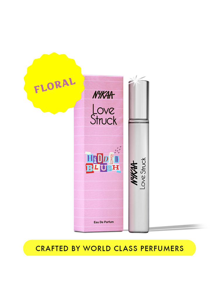 Nykaa Love Struck Hidden Blush Floral Mini Travel Size Perfume With Jasmine & Frangipani For Women