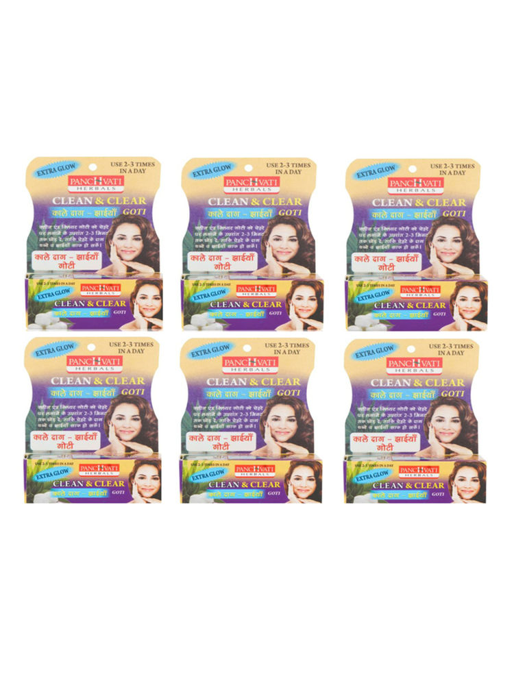 Panchvati Herbals Clean & Clear Goti Soap - Pack Of 6-image-42